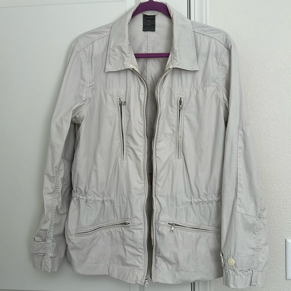 Gap women’s khaki jacket size Large